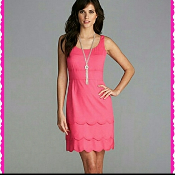 gianni bini hot pink dress